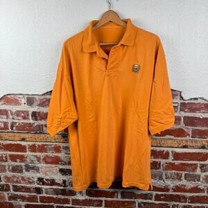 Vintage Tennessee Vols Shirt Size XXL Orange Short Sleeve Polo Embroidered NCAA